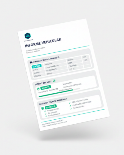 Ejemplo de Informe Vehicular